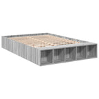 Bettgestell Grau Sonoma 140x190 cm Holzwerkstoff