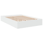 Bettgestell Weiß 135x190 cm Holzwerkstoff