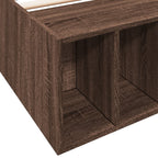 Bettgestell Braun Eichen-Optik 90x200 cm Holzwerkstoff