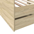 Tagesbett mit Schubladen ohne Matratze Sonoma-Eiche 90x190 cm