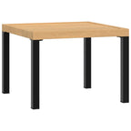Garten-Couchtisch 55x55x39,5 cm Pulverbeschichteter Stahl