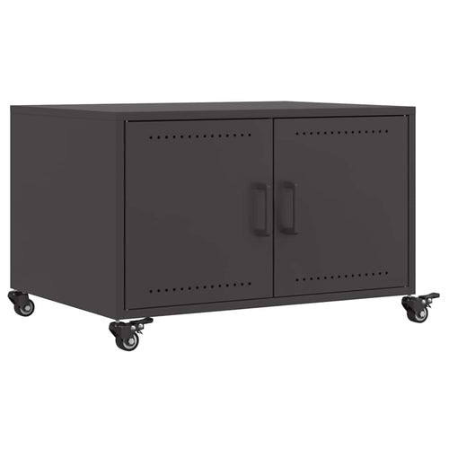 Couchtisch Schwarz 68x50x43,5 cm Stahl