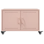 Couchtisch Rosa 68x50x43,5 cm Stahl