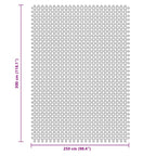 Zeltteppich Anthrazit 3x2,5 m