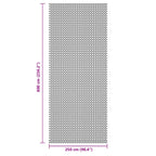 Zeltteppich Anthrazit 6x2,5 m