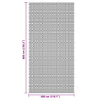 Zeltteppich Anthrazit 6x3 m
