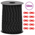 Zeltleine Reflektierend mit Seilspannern 50 m 3 mm