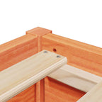 Massivholzbett ohne Matratze Wachsbraun 75x190 cm Kiefernholz