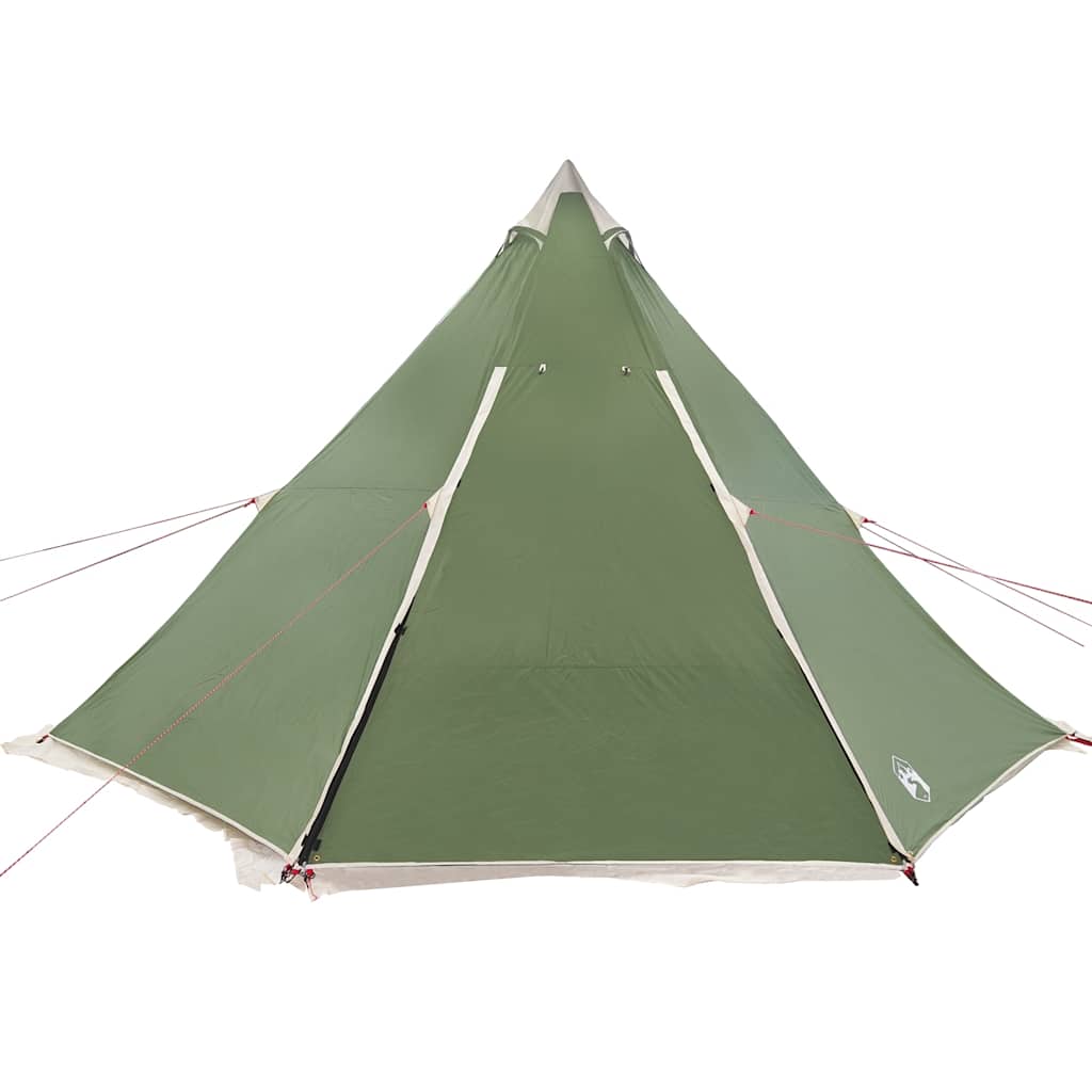 Tipi-Familienzelt 8 Personen Grün Wasserdicht