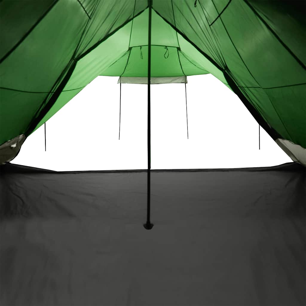 Tipi-Familienzelt 8 Personen Grün Wasserdicht