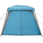 Campingzelt mit Vorzelt 5 Personen Blau Wasserdicht