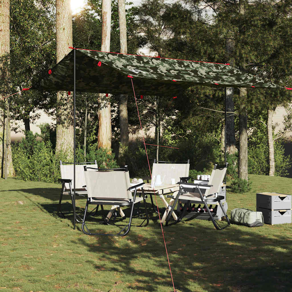 Tarp Tarnmuster 306x306 cm Wasserdicht