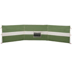 Camping-Windschutz Grün 490x123 cm Wasserdicht