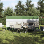 Camping-Windschutz Grün 340x130 cm Wasserdicht