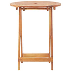 3-tlg. Bistro-Set Beige Poly Rattan und Massivholz