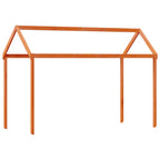 Etagenbett mit Dach Wachsbraun 90x190 cm Massivholz Kiefer
