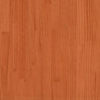 Tagesbett mit Dach Wachsbraun 90x200 cm Massivholz Kiefer
