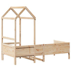 Tagesbett mit Dach 80x200 cm Massivholz Kiefer