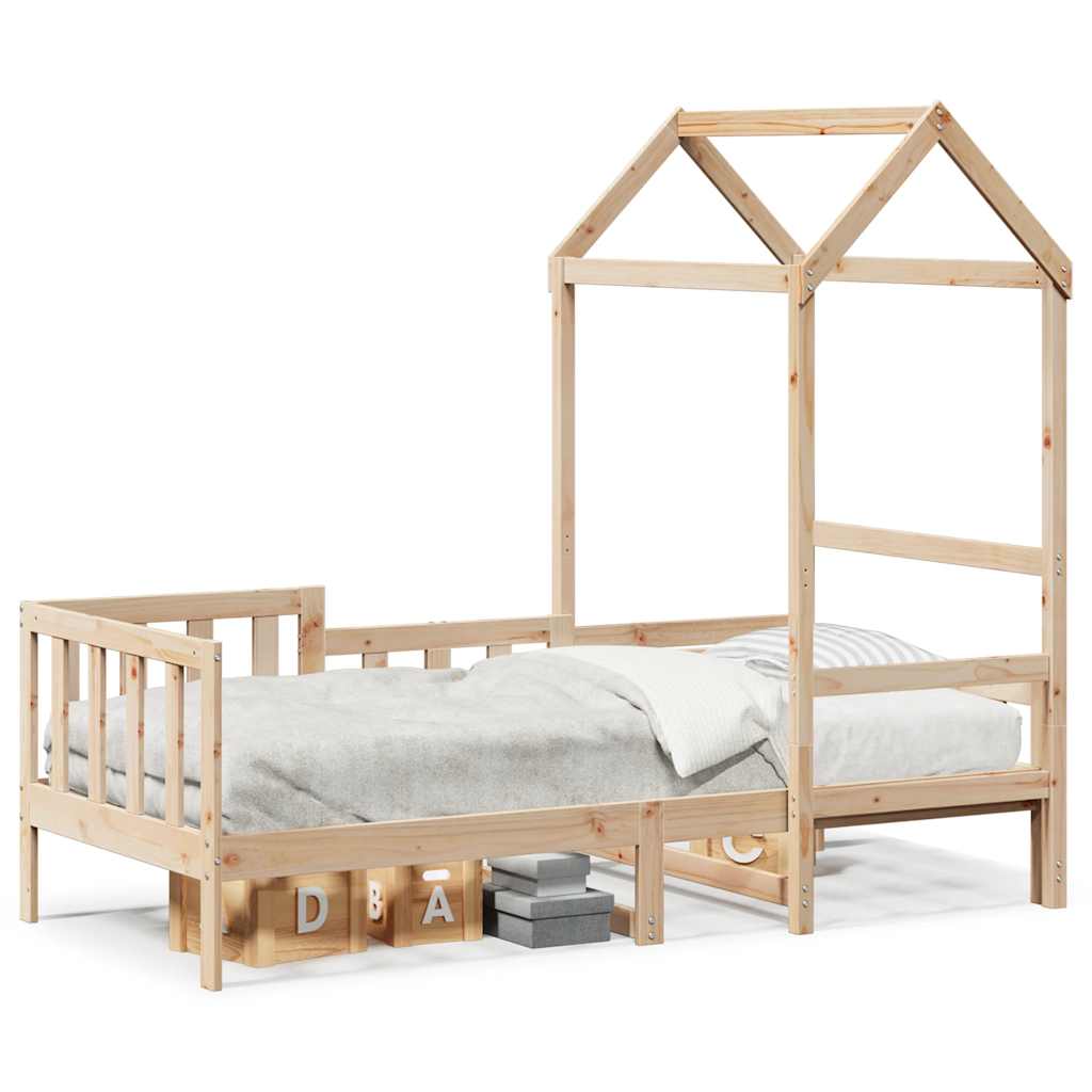 Tagesbett mit Dach 80x200 cm Massivholz Kiefer