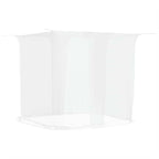 Moskitonetz zum Aufhängen 156 Mesh Weiß 220x150x180 cm