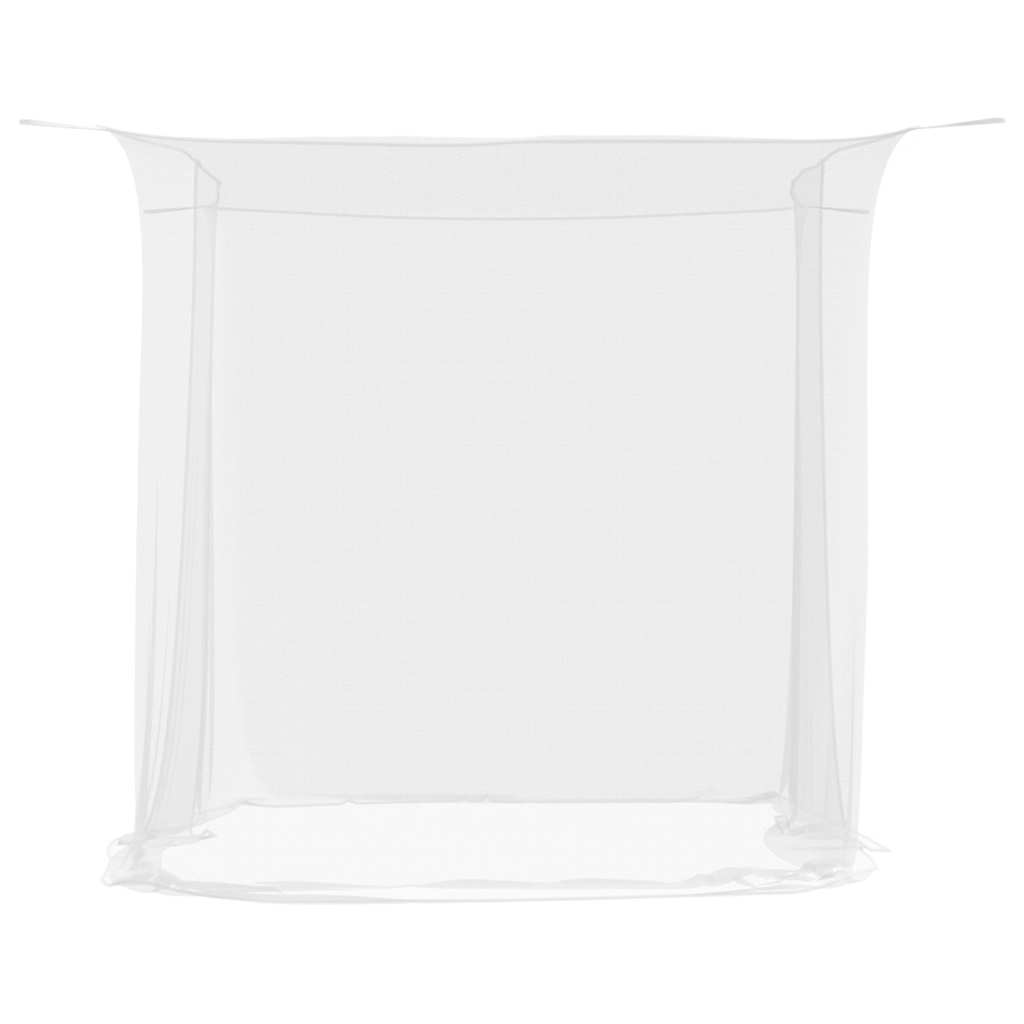 Moskitonetz zum Aufhängen 156 Mesh Weiß 220x180x180 cm