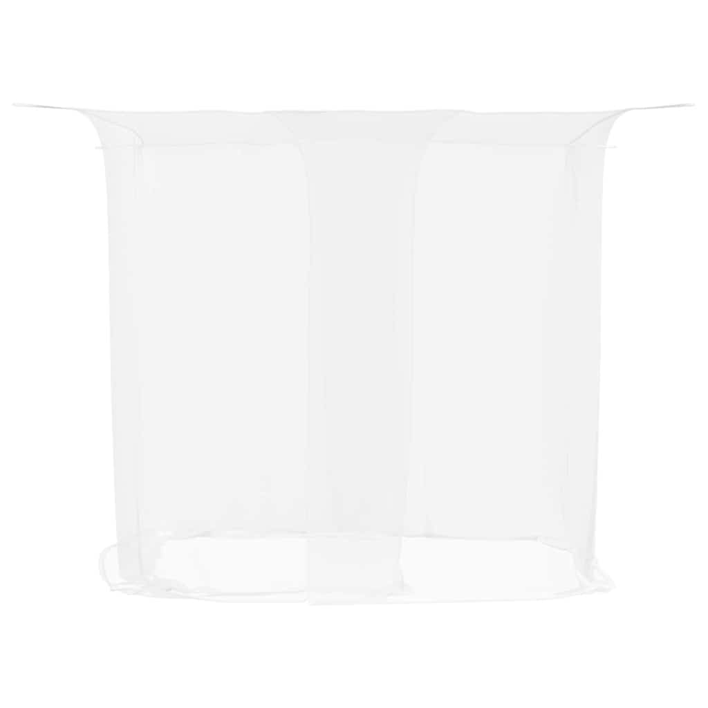 Moskitonetz zum Aufhängen 156 Mesh Weiß 220x200x210 cm