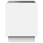 Couchtisch mit Infinity-LED Weiß 50x50x50 cm