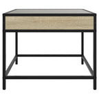 Couchtisch mit Infinity-LED Sonoma-Eiche 50x50x41 cm