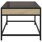 Couchtisch mit Infinity-LED Sonoma-Eiche 50x50x41 cm