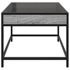 Couchtisch mit Infinity-LED Grau Sonoma 50x50x41 cm