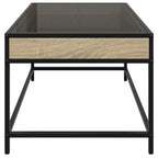 Couchtisch mit Infinity-LED Sonoma-Eiche 70x50x41 cm