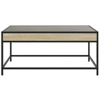 Couchtisch mit Infinity-LED Sonoma-Eiche 90x50x41 cm