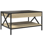 Couchtisch mit Infinity-LED Sonoma-Eiche 70x50x38 cm