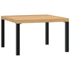 4-tlg. Garten-Sofagarnitur mit Kissen Schwarz Aluminium