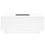 Couchtisch mit Infinity-LED Weiß 100x100x40 cm