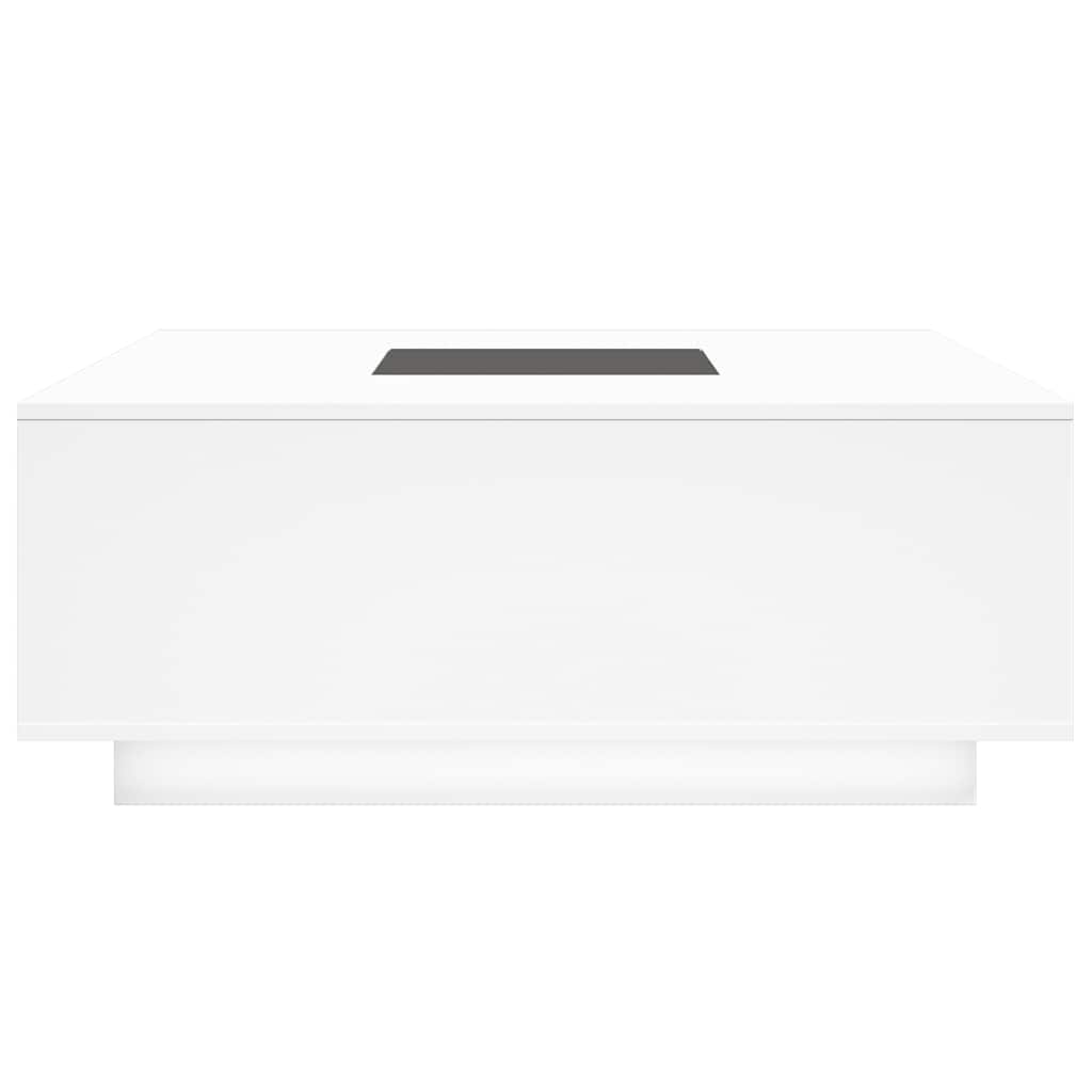 Couchtisch mit Infinity-LED Weiß 100x100x40 cm