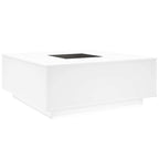 Couchtisch mit Infinity-LED Weiß 100x100x40 cm