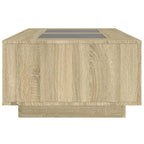 Couchtisch mit Infinity-LED Sonoma-Eiche 116x69x40 cm