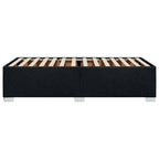 Bettgestell ohne Matratze Schwarz 80x200 cm Stoff