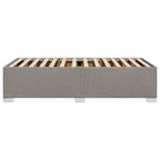 Bettgestell ohne Matratze Taupe 80x200 cm Stoff