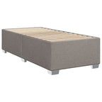 Bettgestell ohne Matratze Taupe 90x190 cm Stoff