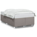 Bettgestell ohne Matratze Taupe 120x200 cm Stoff