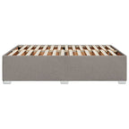 Bettgestell ohne Matratze Taupe 160x200 cm Stoff