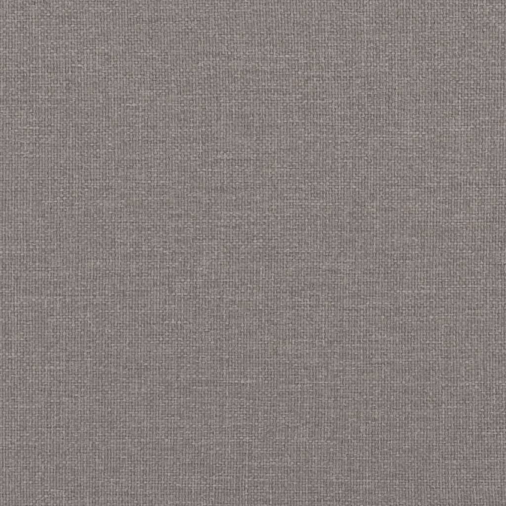 Bettgestell ohne Matratze Taupe 180x200 cm Stoff