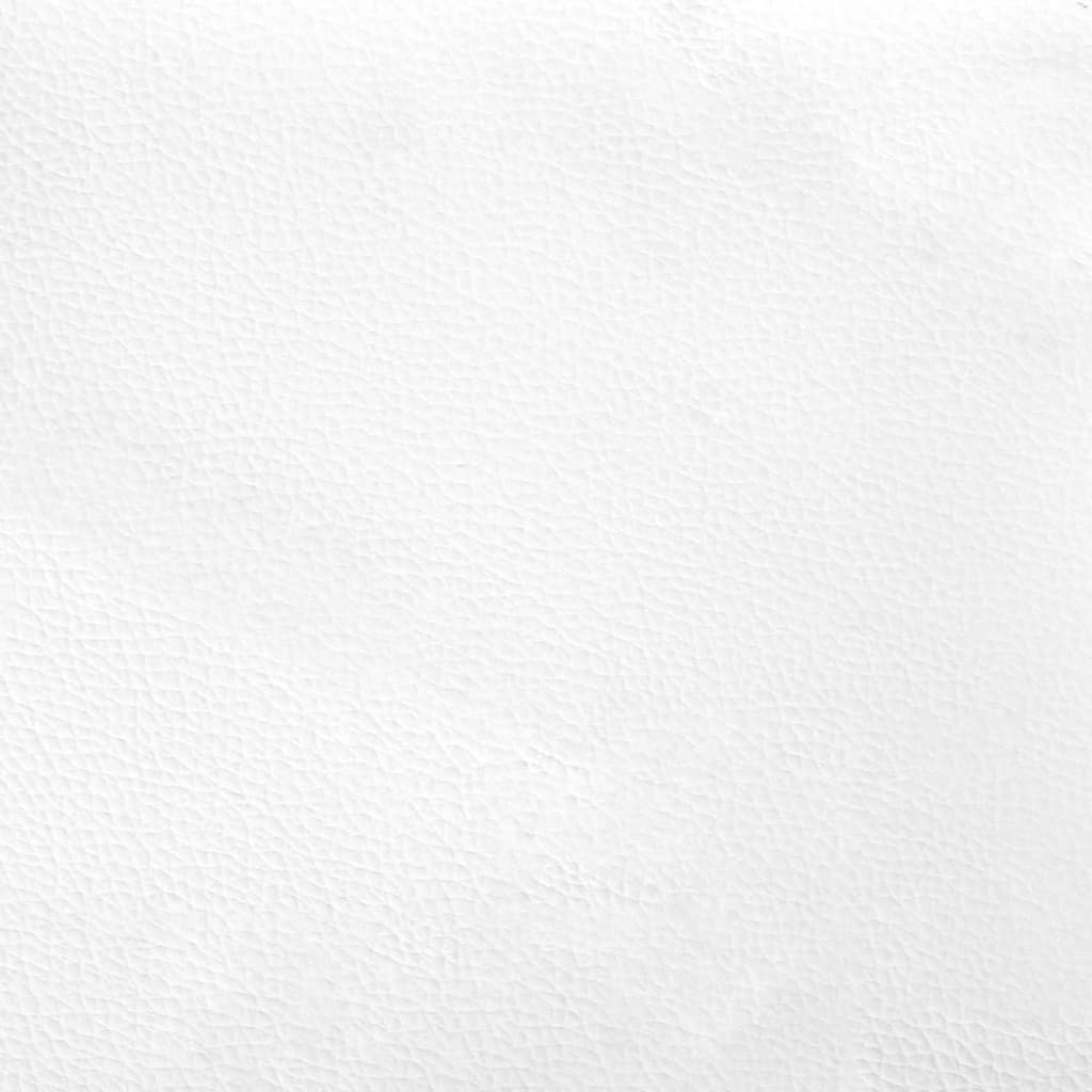 Bettgestell Weiß 80x200 cm Kunstleder