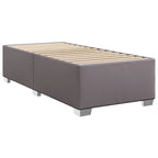 Bettgestell Grau 90x190 cm Kunstleder