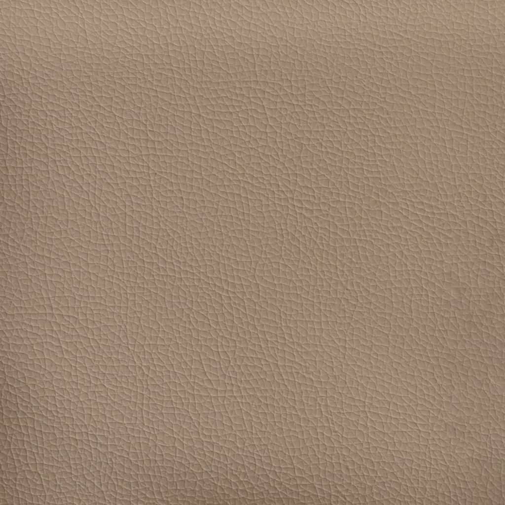 Bettgestell Cappuccino-Braun 100x200 cm Kunstleder