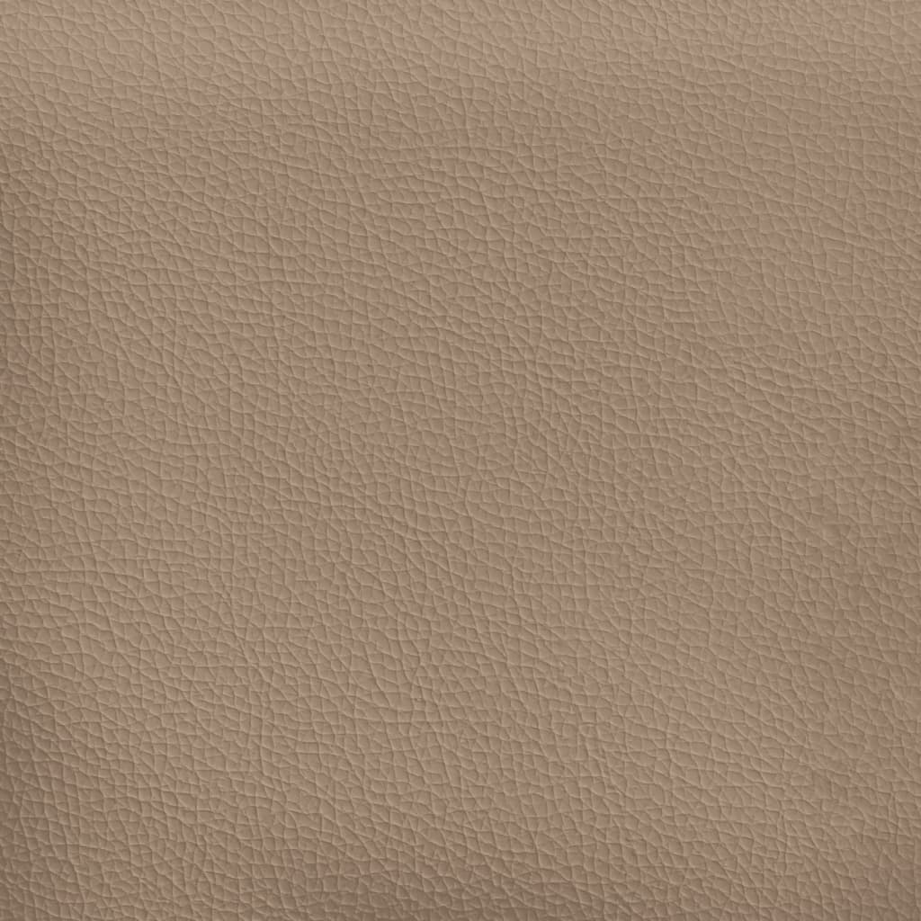 Bettgestell Cappuccino-Braun 120x200 cm Kunstleder