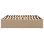 Bettgestell Cappuccino-Braun 180x200 cm Kunstleder