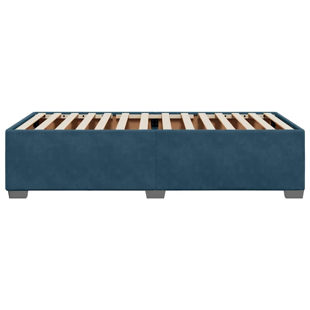 Bettgestell Blau 90x190 cm Samt